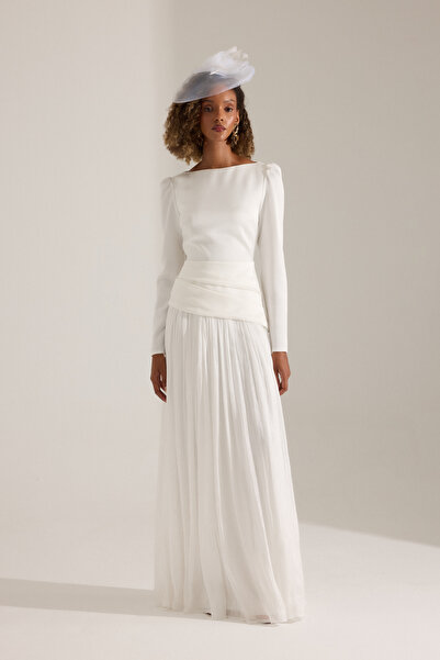 BETTY & SAM ADEL BEYAZ ELBİSE