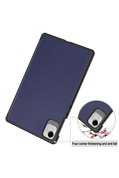 SKYDDAR INNOVATION Husă tabletă pentru Honor Pad X9a / X9 / X8 Pro / X9 Pro, FoldPro, albastră, set cu autocolant