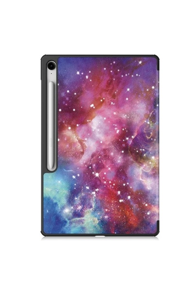 SKYDDAR INNOVATION Husă tabletă pentru Samsung Galaxy Tab S10 FE Plus, suport multiunghi, FoldPro, Galaxy, set autocolante