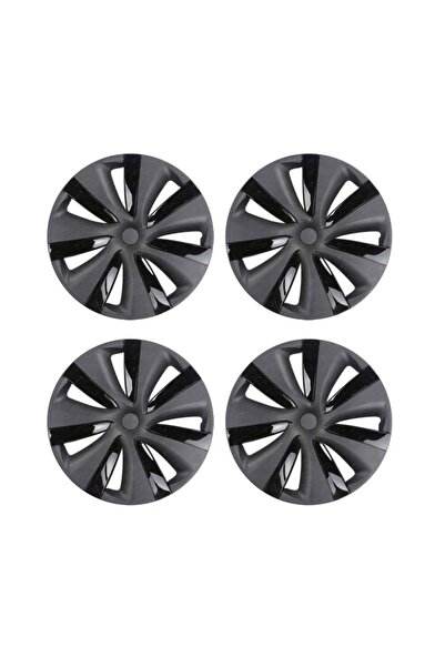 Bimbo TESLA MODEL Y UYUMLU JANT KAPAĞI 19'' MS TİP MAT GRİ T GÖBEK (4 ADET)