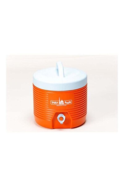 Taiba مبرد مياه برتقالي/أبيض سعة 3.78 لتر