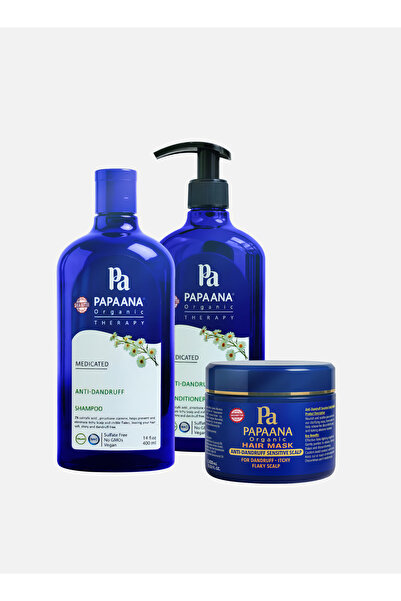 Papaana Organic Anti-Dandruff Care Set