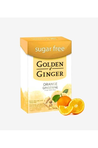 GOLDEN GINGER Golden Ginger Orange Flavored Ginger Tablets - Sugar Free