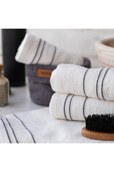 Schafer Home Daily 4-Piece Towel Set 30X50 Cm-Anthracite