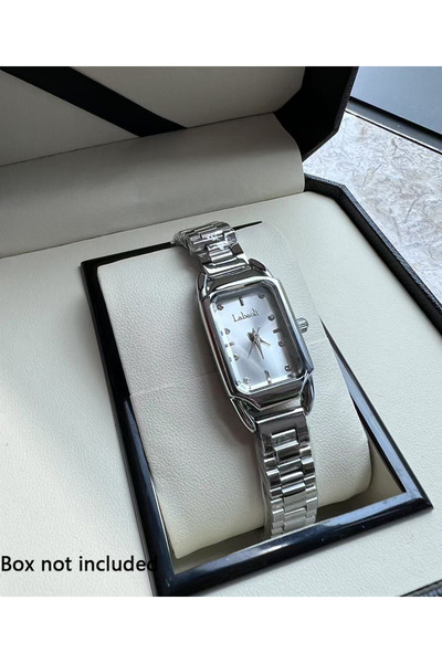 Youtrico Labaoli women's wristwatch,simple and stylish square watch,indexes set with diamonds