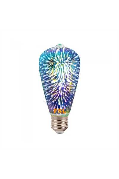 edc Bec LED 3D ST64 E27 4W
