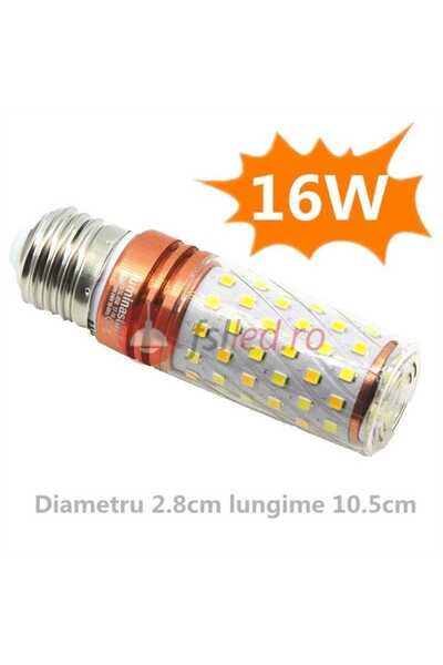 Sueva Bec LED ASL 050 E27 16W 3000K Lumina Calda