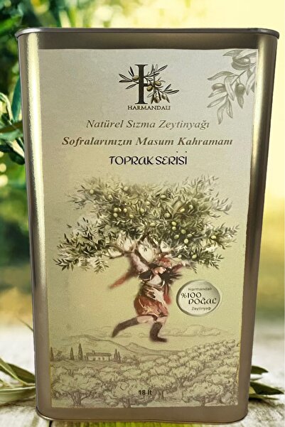 harmandalı NATÜREL SIZMA ZEYTİNYAĞI AYDIN MEMECİK TÜRÜ 18 LT TOPRAK SERİSİ YÜ...