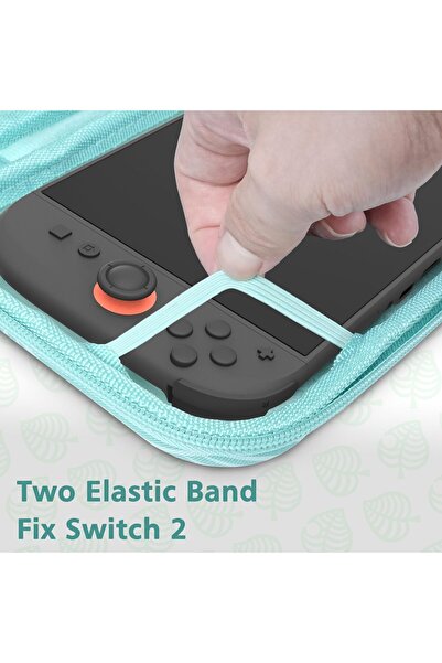 erorex حقيبة حمل نينتندو سويتش 2، حقيبة سفر محمولة مقاومة للصدمات، 12 فتحة لبطاقات الألعاب، حقيبة تخزين داخلية