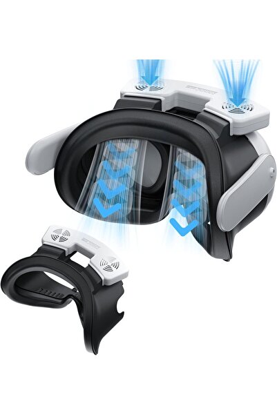 erorex Face Cover Cooling Fan Meta Quest 3 Replacement Air Circulation Interface Facial Vr Accessories