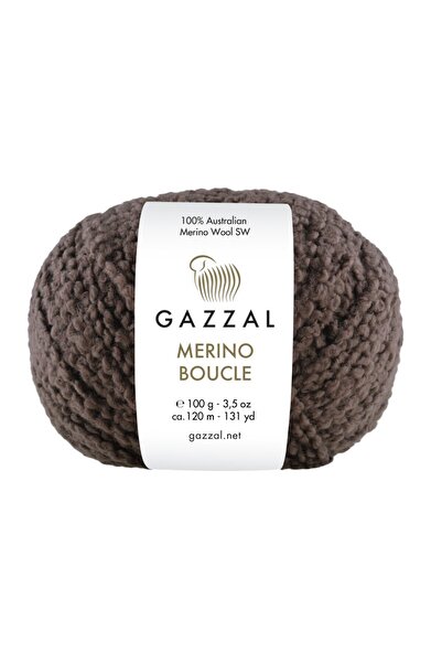 Gazzal Merino Boucle 100gr 120mt El Örgü Ipliği