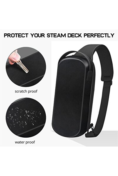 erorex حقيبة حمل صلبة ثلاثية الأبعاد من Rog Ally حقيبة ظهر للسفر ووحدة تحكم Rog Ally Steam Deck وحقيبة تخزين الملحقات