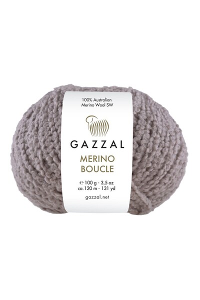 Gazzal Merino Boucle 100gr 120mt El Örgü Ipliği