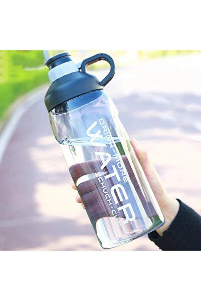 Primo Plus Large Capacity Water Bottle for Outdoor Use - Black 10x10x5 cm