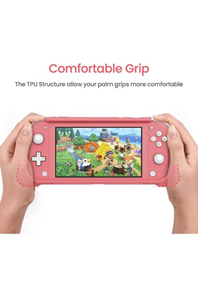 erorex حافظة حماية لجهاز نينتندو سويتش لايت 2019، متينة ومضادة للانزلاق ومقاومة للصدمات، مع قبضة مريحة