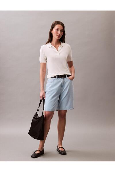Calvin Klein Fine Gauge Viscose Polo