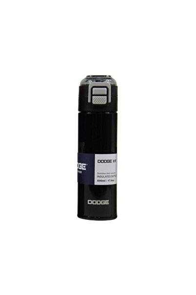OFİSİNN Dodge Çift Kullanımlı Kapak Çelik Matara 400 Ml. Ddg-Db-24515-400 Siyah