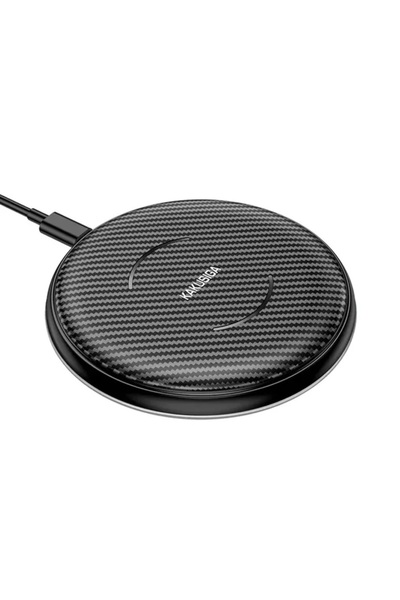REDz Accessories Wireless Charger KSC-562, Fast Charge 15W, Slim and Elegant Design, Black