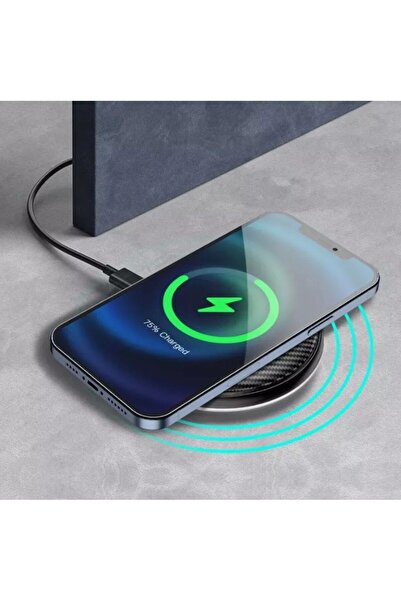 REDz Accessories Wireless Charger KSC-562, Fast Charge 15W, Slim and Elegant Design, Black
