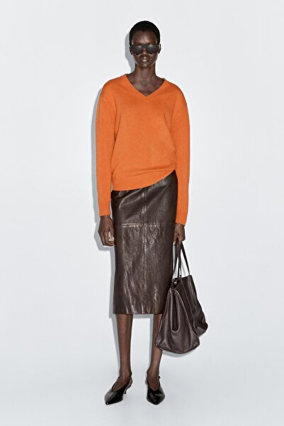 Massimo Dutti V yaka triko kazak