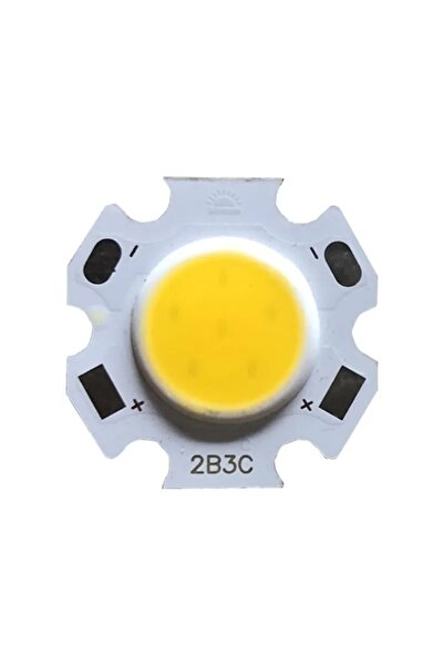 LEDONLİNE 3W Cob Power Led Çip Ray Spot Ledi 3 Watt 9-13v Beyaz Renk Led 3 W