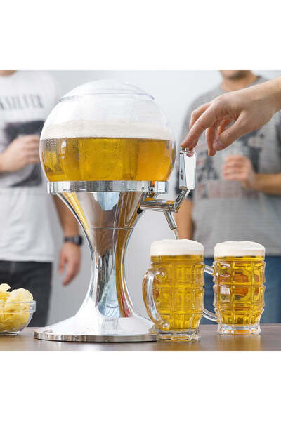 zola Dozator de bere/vin/vodka, Zola, recipient pentru gheta, 3.5 l, 44 x 24 cm