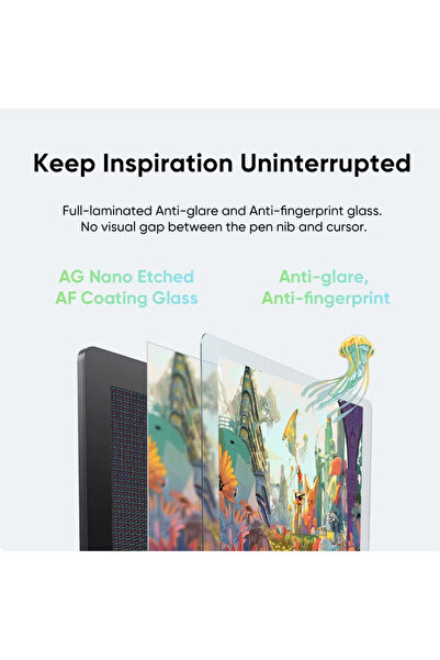 XP-Pen Graphics tablet, XP-PEN, Artist 24 Pro Gen 2 4k 23.8", IPS, 16:9, 3840x2160, 5080 LPI, PS 16384