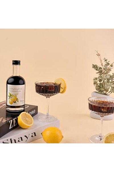 SHAYA Lemon Iced Tea Syrup Concentrate, 330ml, Natural Tea Extract with Zesty Lemon Flavor, Makes 10