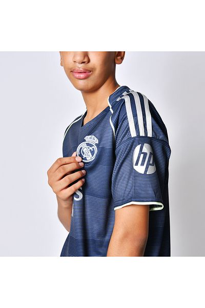 HAWRAA Blue and black Real Madrid logo tracksuit (T-shirt with pants)