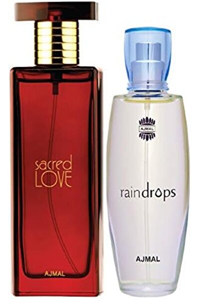 Ajmal Sacred Love Eau de Parfum 50ml + Raindrops Floral Chypre Eau de Parfum 50ml