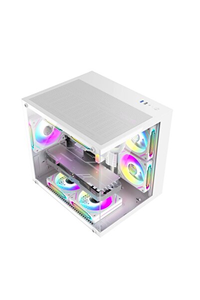 XASER Cube X100 Ryzen 7 5700x 32GB Ram 1TB M.2 NVMe SSD 16GB RTX5060 Ti Beyaz Masaüstü Oyuncu Bilgis