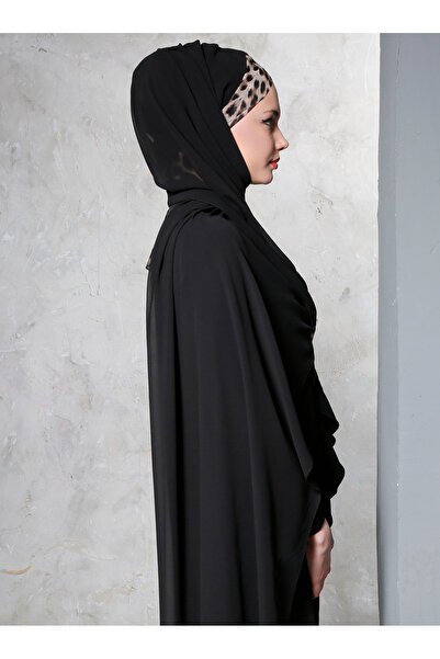 Differenza Leopar Fularlı Pratik Şal