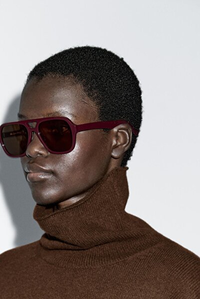 Massimo Dutti Yün karışımlı triko balıkçı yaka kazak