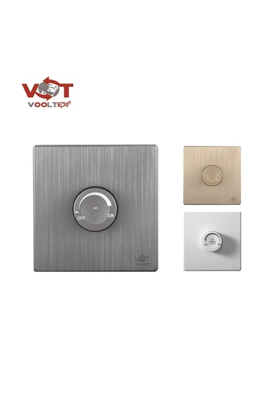 Vooltex Voltex 1000W Piano Dimmer Switch White