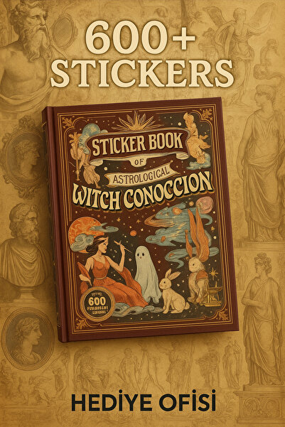 hediyeofisi Подарунковий офіс 45 сторінок Wintage Sticker Book – кольорові ст...