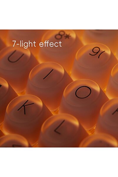 LOFREE DOT Foundation 75% Mechanical Keyboard (Pink) - Hot-swappable, 2.4G/Bluetooth/USB-C, GATERON