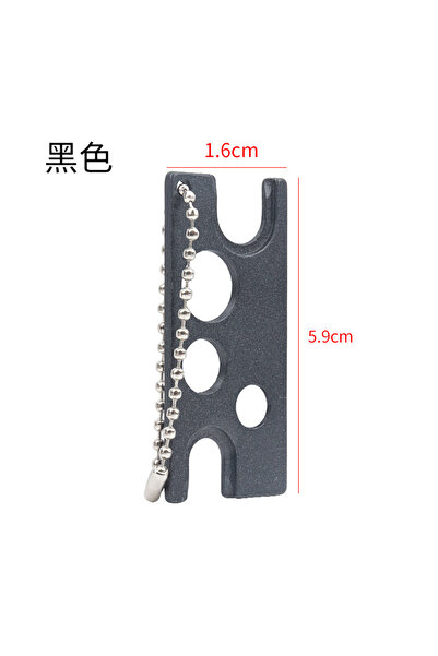 Choice1 فتاحة أغطية من الفولاذ المقاوم للصدأ باللون الأسود لاستبدال غراء الرموش العالمي برأس فم زجاجة مضاد