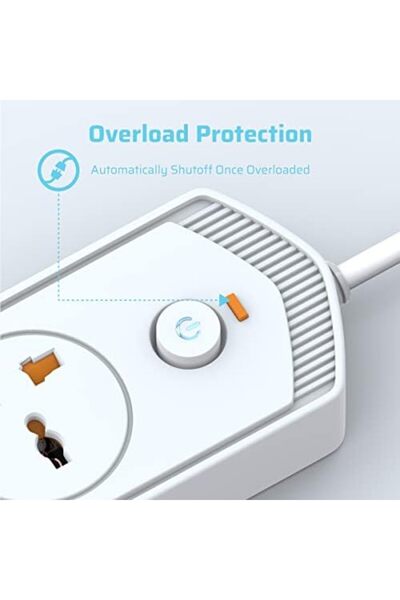 Generic CREATMOR Extension Cord Surge Protector 3M 4 AC Outlets/2 Type C Ports/4 USB Ports Power Strip