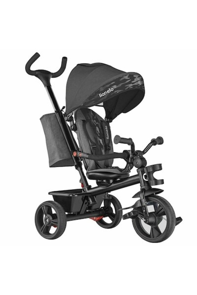 Lionelo Tricicletă pentru copii, Lionelo, Haari, pliabilă, multifuncțională, gri
