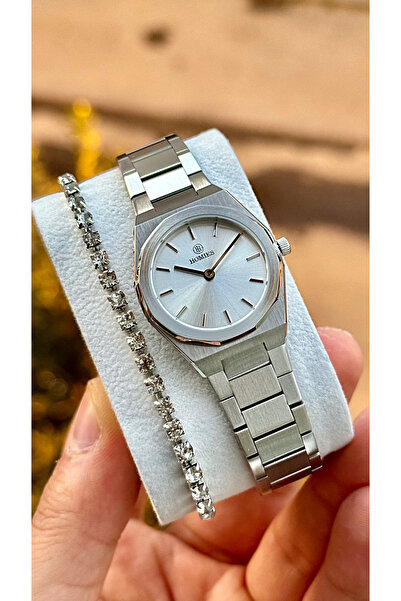 Homies Women's Wristwatch Case Cord Steel Thin Case 5Atm Waterproof with Gift Box and Bracelet Gift.