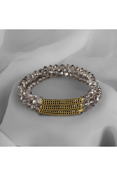 MORPHORA سوار مسبحة زينار باللون الرمادي