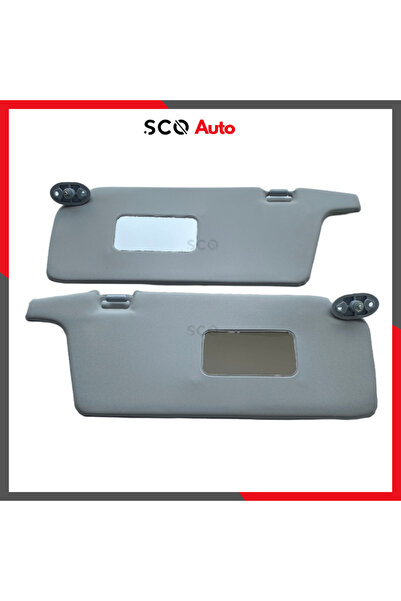 Sco Group Honda Civic Güneşlik 2001-2005 Sağ ve Sol 2 Adet Gri Güneşlik Civic...