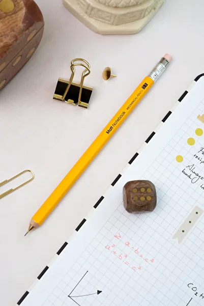 Matt Notebook Premium Wooden Body Versatile Tip Pen 0.5 mm Yellow