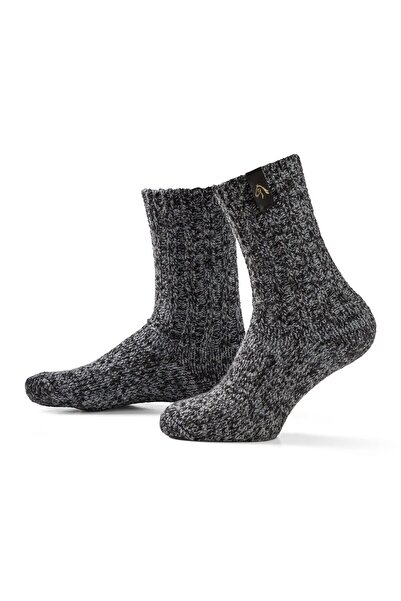 OEM Men's wool socks, anthracite gray color, medium length, size 42-46