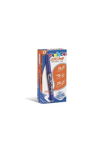 CARIOCA Erasable Rollerball, 0.7 mm Tip, Oops Pop