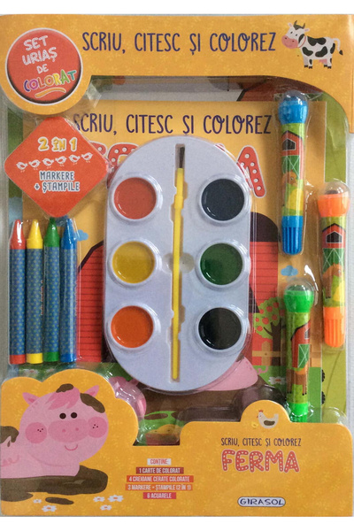 GIRASOL Γράφω, διαβάζω και χρωματίζω - Το Αγρόκτημα