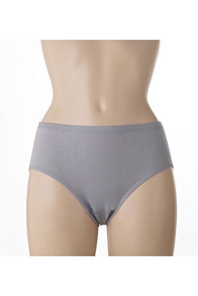 Quatarze 6 Pack 100% Cotton Heart Jacquard Bato Panties Q3590
