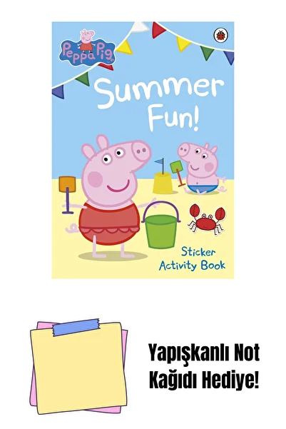 Bloomsbury Peppa Pig: Summer Fun! Sticker Activity Book + Sticky Note Paper