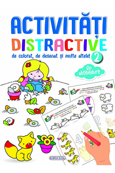 GIRASOL Activitati distractive de colorat, de desenat 2