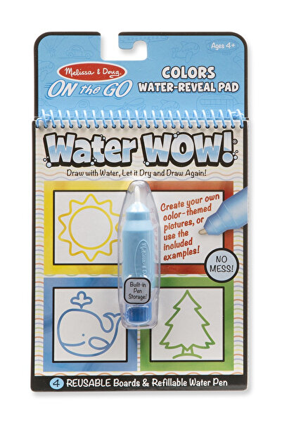 Melissa & Doug Carnet Apa magica Forme si culori - Melissa and Doug